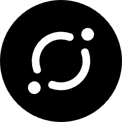 Virtual Coin Crypto Icon Icon from Ultimate Bold Set