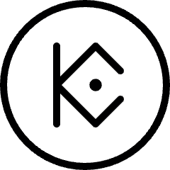 Virtual Coin Crypto Kucoin Token Icon from Ultimate Light Set
