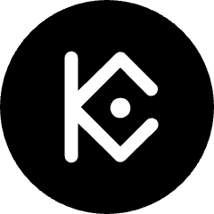 Virtual Coin Crypto Kucoin Token Icon from Ultimate Bold Set