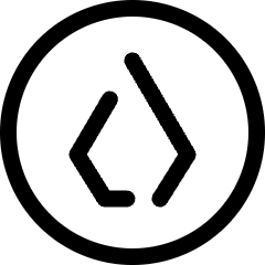 Virtual Coin Crypto Lisk Icon from Ultimate Regular Set
