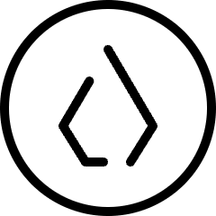Virtual Coin Crypto Lisk Icon from Ultimate Light Set