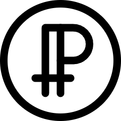 Virtual Coin Crypto Peercoin Icon from Ultimate Regular Set