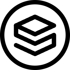 Virtual Coin Crypto Stratis Icon from Ultimate Regular Set