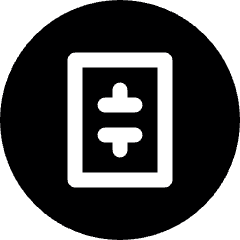 Virtual Coin Crypto Theta Icon from Ultimate Bold Set