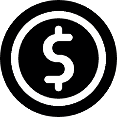 Virtual Coin Crypto Usd Icon from Ultimate Bold Set