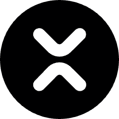 Virtual Coin Crypto Xrp Icon from Ultimate Bold Set