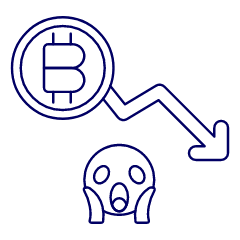 Crypto Down Illustration from UX Line Set