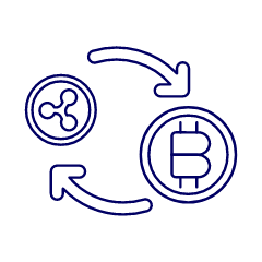 Crypto Exchange Illustration from UX Line Set
