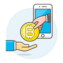Crypto Pay 4 Illustration from UX Colors Set