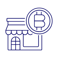 Crypto Shop Illustration from UX Line Set