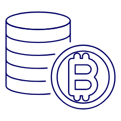 Crypto Coins Illustration from UX Line Set