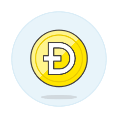 Dogecoin 2 Illustration from UX Colors Set