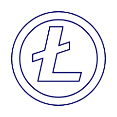 Litecoin Illustration from UX Line Set