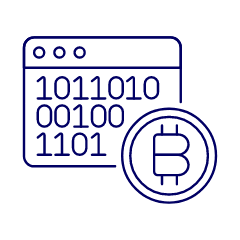 Crypto App Illustration from UX Line Set