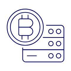 Crypto Server Illustration from UX Line Set