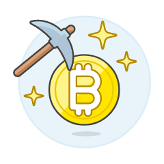 Crypto Mining 1 Illustration from UX Colors Set