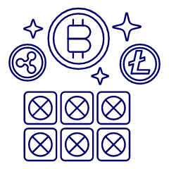 Crypto Mining 2 Illustration from UX Line Set