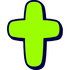 Christian Cross Icon from Stickies Duo Set