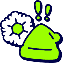 Snowing Notification Icon from Stickies Duo Set