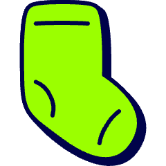 Sock Icon from Stickies Duo Set