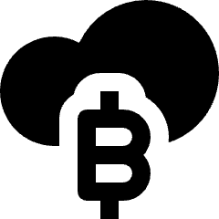 Cloud Funding Icon from Nova Solid Set