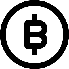 Currency Coin Bitcoin Icon from Nova Line Set