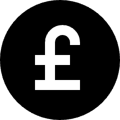 Currency Coin Pound Icon from Nova Solid Set