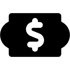 Currency Dollar Bill Icon from Ultimate Bold Set