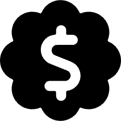 Currency Dollar Bubble Icon from Ultimate Bold Set