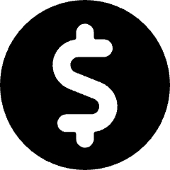 Currency Dollar Circle Icon from Ultimate Bold Set