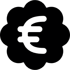Currency Euro Bubble Icon from Ultimate Bold Set