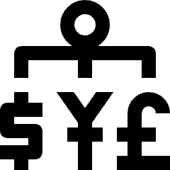 Currency Exchange Medium Center Icon from Nova Line Set