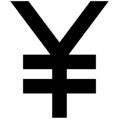 Currency Japanese Yen Icon from Nova Solid Set