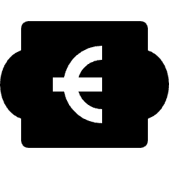 Currency Note Euro Icon from Nova Solid Set