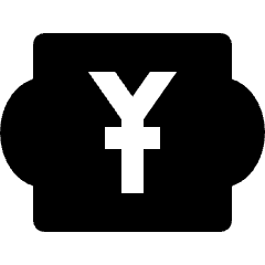 Currency Note Japanese Yen Icon from Nova Solid Set