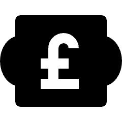 Currency Note Pound Icon from Nova Solid Set