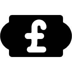 Currency Pound Bill Icon from Ultimate Bold Set