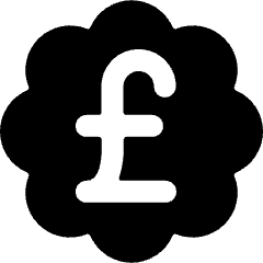 Currency Pound Bubble Icon from Ultimate Bold Set