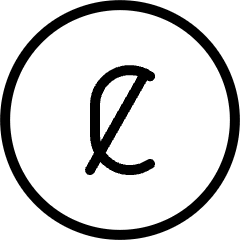 Currency Sign Colon Circle Icon from Ultimate Light Set