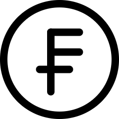 Currency Sign Franc Circle Icon from Ultimate Regular Set