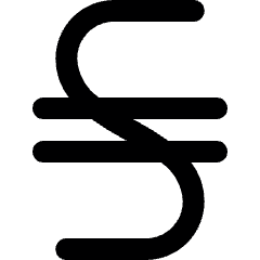 Currency Sign Hryvnia Icon from Ultimate Bold Set