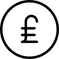 Currency Sign Liras Circle Icon from Ultimate Light Set
