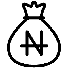 Currency Sign Nagras Bag Icon from Ultimate Light Set