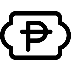 Currency Sign Peso Coupon Icon from Ultimate Regular Set