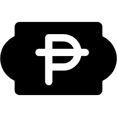 Currency Sign Peso Coupon Icon from Ultimate Bold Set