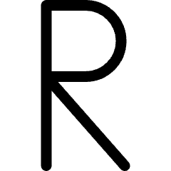 Currency Sign Rand Icon from Ultimate Regular Set