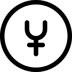 Currency Yuan Circle Icon from Ultimate Regular Set