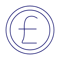 Pound Illustration from UX Line Set