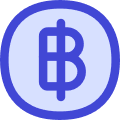 Baht Circle Icon from Flex Duo Set