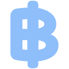 Baht Icon from Plump Flat Set